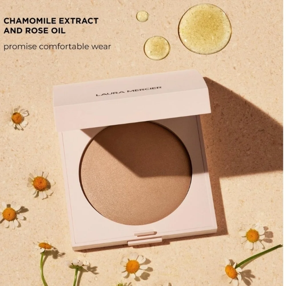 CLEARANCE! Laura Mercier Real Flawless Luminous Pressed Powder: Translucent, NIB